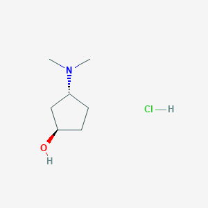 (1R,3R)-3-(Dimethylamino)cyclopentan-1-ol hydrochloride