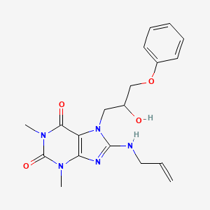 8-(allylamino)-7-(2-hydroxy-3-phenoxypropyl)-1,3-dimethyl-1H-purine-2,6(3H,7H)-dione