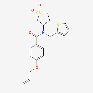 4-(allyloxy)-N-(1,1-dioxidotetrahydrothiophen-3-yl)-N-(thiophen-2-ylmethyl)benzamide