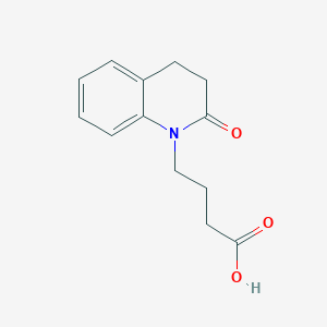 4-(2-Oxo-1,2,3,4-tetrahydroquinolin-1-yl)butanoic acid