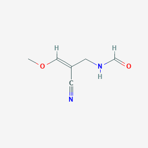 N-[2-cyano-2-(methoxymethylidene)ethyl]formamide