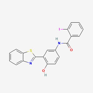 N-[3-(1,3-benzothiazol-2-yl)-4-hydroxyphenyl]-2-iodobenzamide