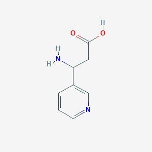 B2561113 3-Amino-3-(pyridin-3-yl)propanoic acid CAS No. 129043-04-5; 155050-17-2; 62247-21-6