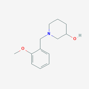 1-[(2-Methoxyphenyl)methyl]piperidin-3-ol