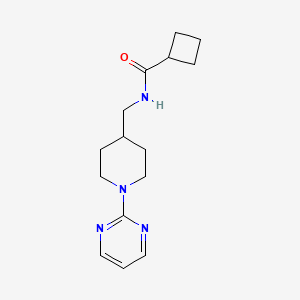 N-((1-(pyrimidin-2-yl)piperidin-4-yl)methyl)cyclobutanecarboxamide