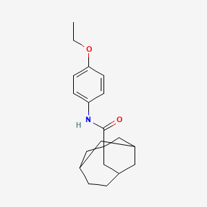 molecular formula C20H27NO2 B2561214 N-(4-ethoxyphenyl)tricyclo[4.3.1.1~3,8~]undecane-1-carboxamide CAS No. 443922-17-6