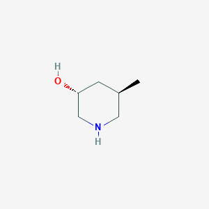 molecular formula C6H13NO B2561321 (3R,5R)-5-Methylpiperidin-3-ol CAS No. 1354392-05-4
