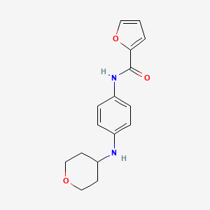 N-{4-[(oxan-4-yl)amino]phenyl}furan-2-carboxamide