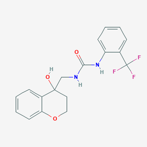 1-((4-Hydroxychroman-4-yl)methyl)-3-(2-(trifluoromethyl)phenyl)urea