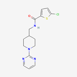 5-chloro-N-((1-(pyrimidin-2-yl)piperidin-4-yl)methyl)thiophene-2-carboxamide