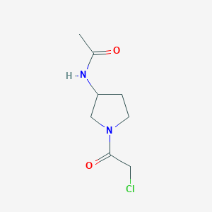 N-[1-(2-Chloro-acetyl)-pyrrolidin-3-yl]-acetamide
