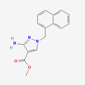 methyl 3-amino-1-(1-naphthylmethyl)-1H-pyrazole-4-carboxylate