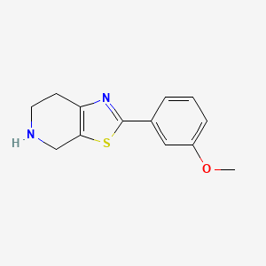 2-(3-Methoxyphenyl)-4,5,6,7-tetrahydro[1,3]thiazolo[5,4-c]pyridine