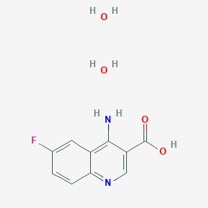 4-Amino-6-fluoro-3-quinolinecarboxylic acid dihydrate