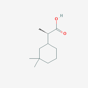 (2S)-2-(3,3-Dimethylcyclohexyl)propanoic acid