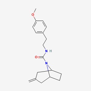 N-[2-(4-Methoxyphenyl)ethyl]-3-methylidene-8-azabicyclo[3.2.1]octane-8-carboxamide