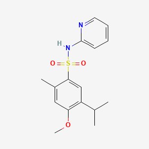5-isopropyl-4-methoxy-2-methyl-N-(2-pyridinyl)benzenesulfonamide