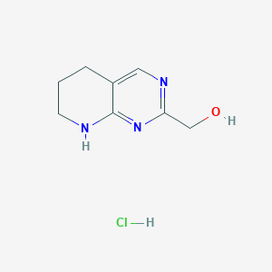 5,6,7,8-Tetrahydropyrido[2,3-d]pyrimidin-2-ylmethanol;hydrochloride