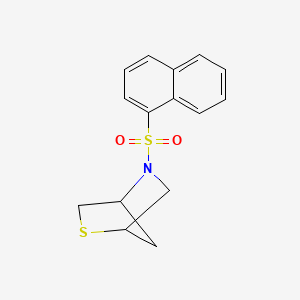 5-(Naphthalen-1-ylsulfonyl)-2-thia-5-azabicyclo[2.2.1]heptane