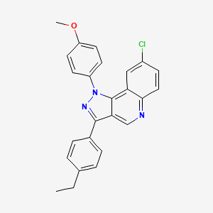 8-chloro-3-(4-ethylphenyl)-1-(4-methoxyphenyl)-1H-pyrazolo[4,3-c]quinoline