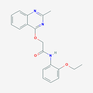 molecular formula C19H19N3O3 B2561450 N-(2-ethoxyphenyl)-2-[(2-methylquinazolin-4-yl)oxy]acetamide CAS No. 1116082-30-4