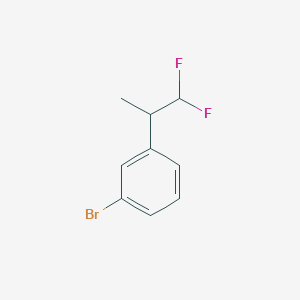 molecular formula C9H9BrF2 B2561473 1-Bromo-3-(1,1-difluoropropan-2-yl)benzene CAS No. 1955494-10-6