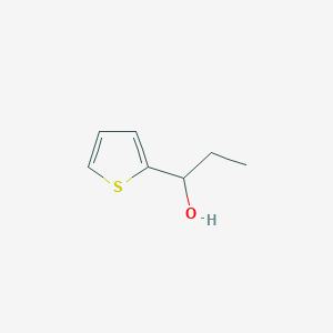 molecular formula C7H10OS B2561536 2-噻吩甲醇，α-乙基- CAS No. 23229-69-8