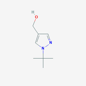 molecular formula C8H14N2O B2561555 (1-tert-butyl-1h-pyrazol-4-yl)methanol CAS No. 861135-89-9