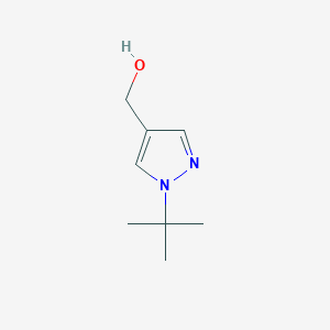 molecular formula C8H14N2O B2561555 (1-叔丁基-1H-吡唑-4-基)甲醇 CAS No. 861135-89-9