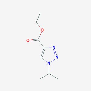 molecular formula C8H13N3O2 B2561619 ethyl 1-isopropyl-1H-1,2,3-triazole-4-carboxylate CAS No. 929620-52-0