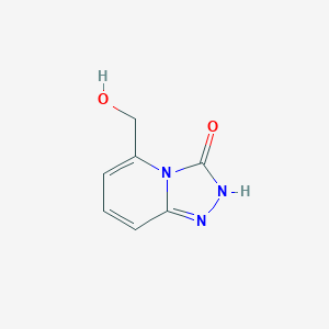 molecular formula C7H7N3O2 B2561643 5-(Hydroxymethyl)-2H-[1,2,4]triazolo[4,3-a]pyridin-3-one CAS No. 2241138-21-4