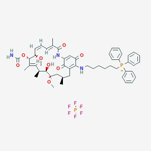 molecular formula C52H65F6N3O8P2 B2561785 Gamitrinib TPP hexafluorophosphate CAS No. 1131626-47-5