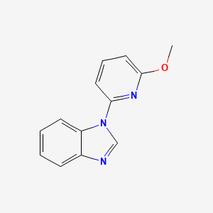 molecular formula C13H11N3O B2561792 1-(6-methoxypyridin-2-yl)-1H-1,3-benzodiazole CAS No. 1269265-87-3