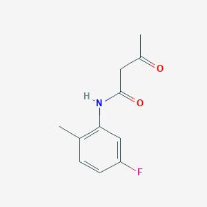 molecular formula C11H12FNO2 B2561816 N-(5-fluoro-2-methylphenyl)-3-oxobutanamide CAS No. 81761-36-6