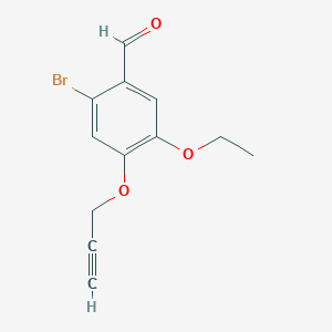 B2561898 2-Bromo-5-ethoxy-4-(prop-2-ynyloxy)benzaldehyde CAS No. 429621-52-3