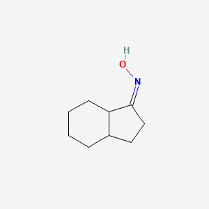 molecular formula C9H15NO B2562013 perhydroinden-1-one oxime CAS No. 81256-04-4