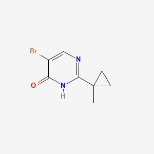 5-bromo-2-(1-methylcyclopropyl)pyrimidin-4(3H)-one