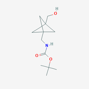 tert-Butyl ((3-(hydroxymethyl)bicyclo[1.1.1]pentan-1-yl)methyl)carbamate