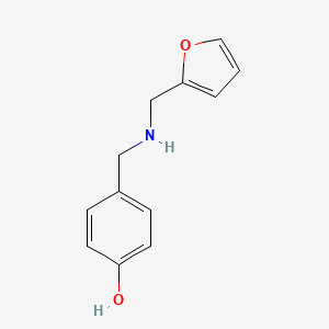 4-{[(Furan-2-ylmethyl)amino]methyl}phenol