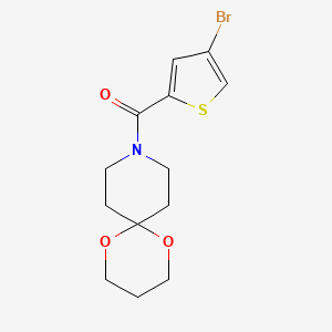 (4-Bromothiophen-2-yl)(1,5-dioxa-9-azaspiro[5.5]undecan-9-yl)methanone