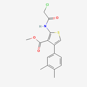 Methyl 2-(2-chloroacetamido)-4-(3,4-dimethylphenyl)thiophene-3-carboxylate