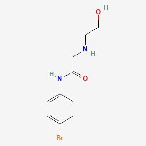 2-(2-Hydroxyethylamino)-N-(4-bromophenyl)acetamide