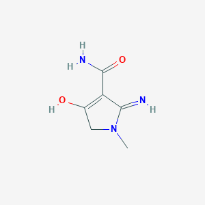 2-amino-1-methyl-4-oxo-4,5-dihydro-1H-pyrrole-3-carboxamide