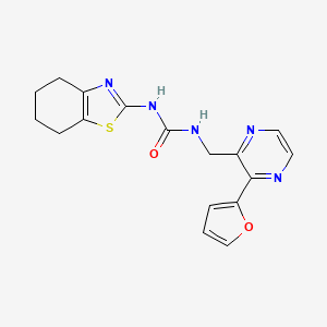 1-((3-(Furan-2-yl)pyrazin-2-yl)methyl)-3-(4,5,6,7-tetrahydrobenzo[d]thiazol-2-yl)urea