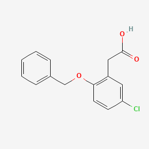 2-Benzyloxy-5-chlorophenyl acetic acid