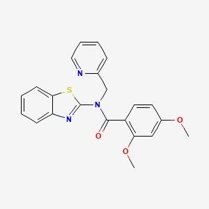 N-(benzo[d]thiazol-2-yl)-2,4-dimethoxy-N-(pyridin-2-ylmethyl)benzamide