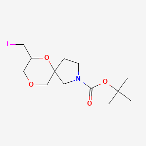 Tert-butyl 7-(iodomethyl)-6,9-dioxa-2-azaspiro[4.5]decane-2-carboxylate
