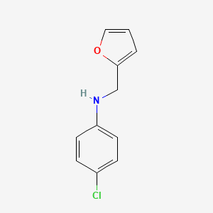 4-chloro-N-(furan-2-ylmethyl)aniline