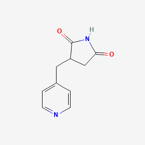 molecular formula C10H10N2O2 B2562210 3-(吡啶-4-基甲基)吡咯烷-2,5-二酮 CAS No. 1341473-69-5