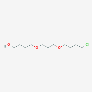 molecular formula C11H23ClO3 B2562220 4-[3-(4-Chlorobutoxy)propoxy]butan-1-ol CAS No. 2413898-23-2